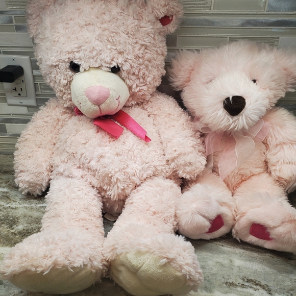 Baby Pink Bears Commonwealth Toys - Picture 1 of 7
